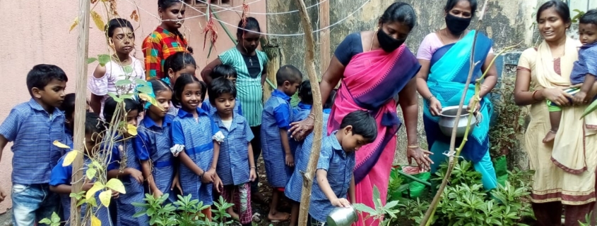 MVGK at ICDS centre in Chennai